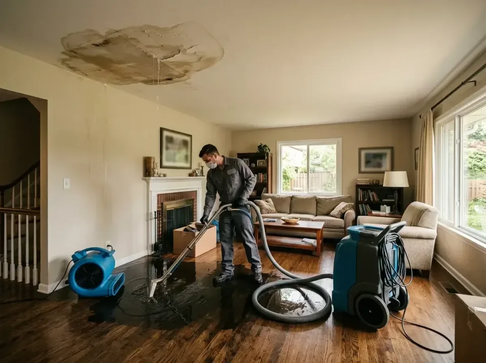 attic-pipe-burst-ceiling-drip-008 — frequently asked questions, Water Damage Restoration & Carpet Care in Herrin, IL